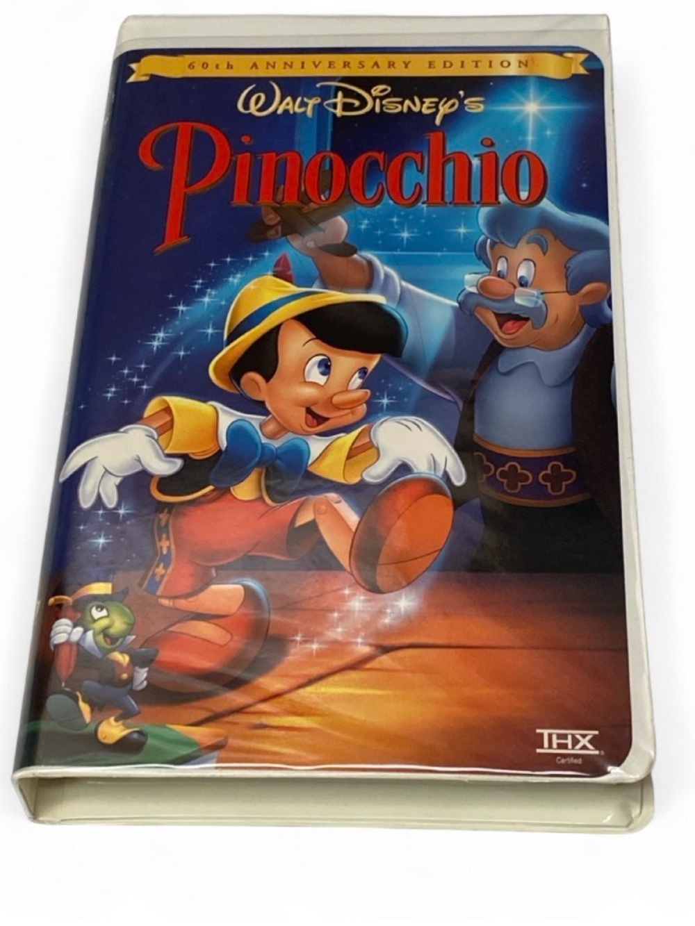 Disney Pinocchio 60th Anniversary VHS 1999 THX Fully Restored Vintage